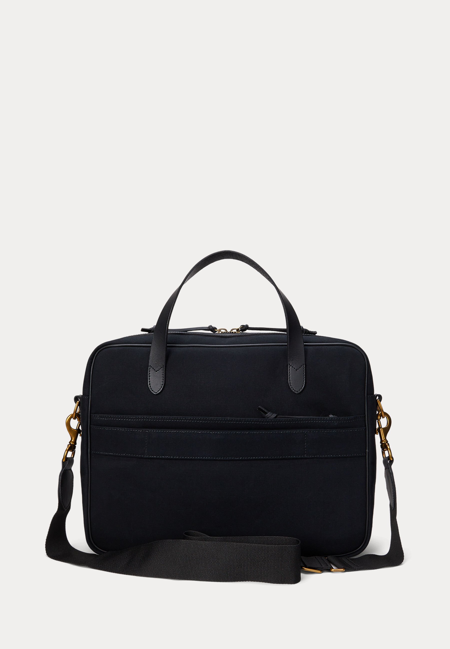 Polo Ralph Lauren LEATHER TRIM CANVAS COMMUTER BAG - Laptoptas