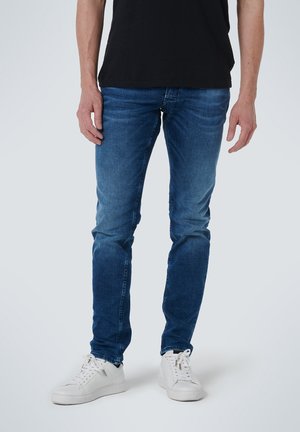 Straight leg jeans - stone used denim