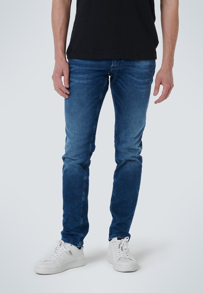 NO EXCESS Straight leg jeans - stone used denim