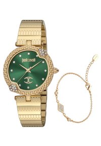 Just Cavalli - SET NOBILE - Ura - gold green Miniaturna slika 1