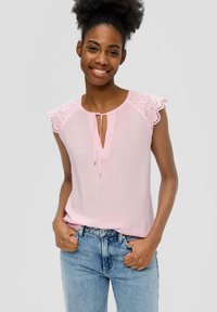 QS Bluse - zartrosa