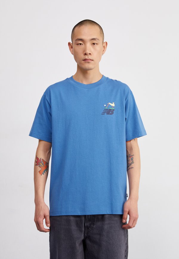 ATHLETICS RELAXED GOLF CARTOON - Print T-shirt - sea stone2