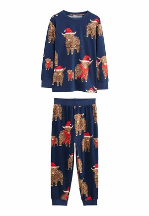 MATCHING FAMILY CHRISTMAS HAMISH THE HIGHLAND COW - REGULAR FIT - Pigiama - navy blue