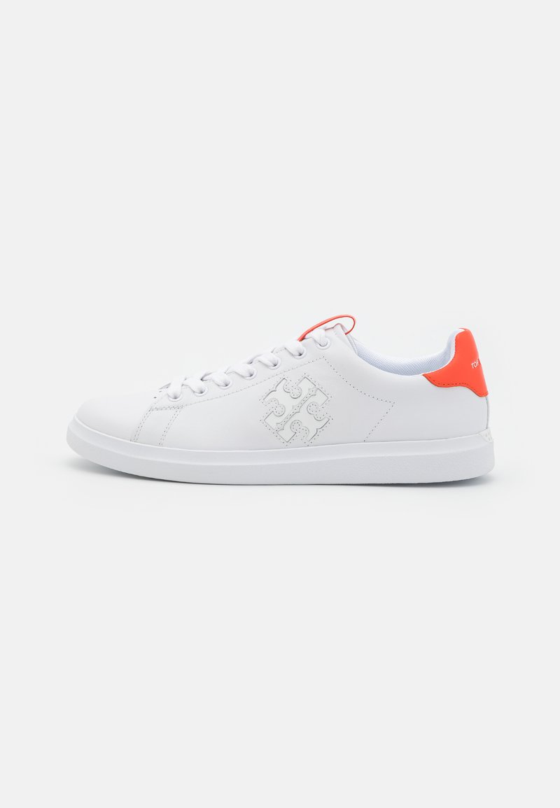 Tory Burch LOGO HOWELL COURT Sneakers white/desert flower orange Tory Burch LOGO HOWELL COURT Sneakers white/desert flower orange