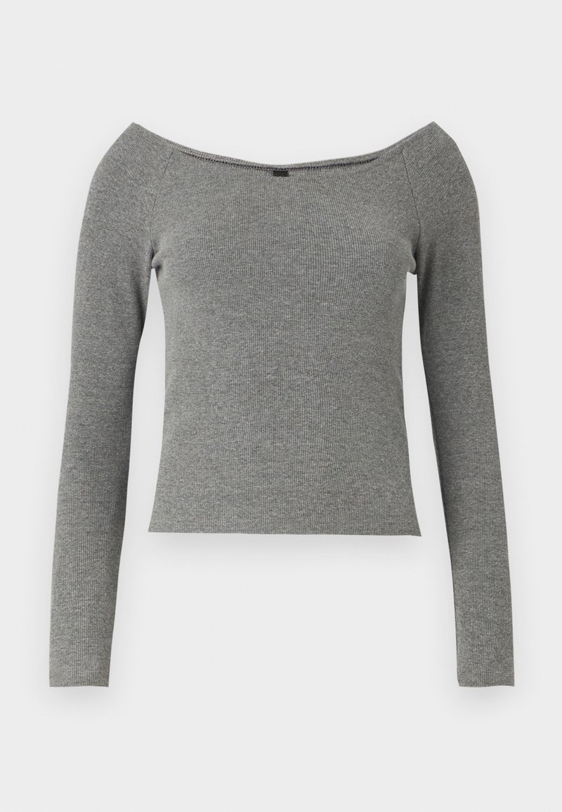 Only Longsleeve grijs gemêleerd Only Longsleeve grijs gemêleerd