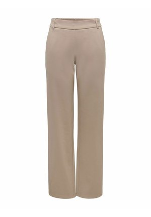 ONLY, ONLPOPTRASH MW STRAIGHT PNT NOOS - Pantalon classique - taupe gray