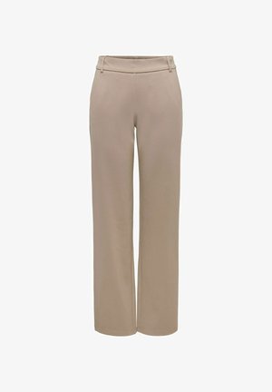 ONLY, ONLPOPTRASH MW STRAIGHT PNT NOOS - Pantalon classique - taupe gray