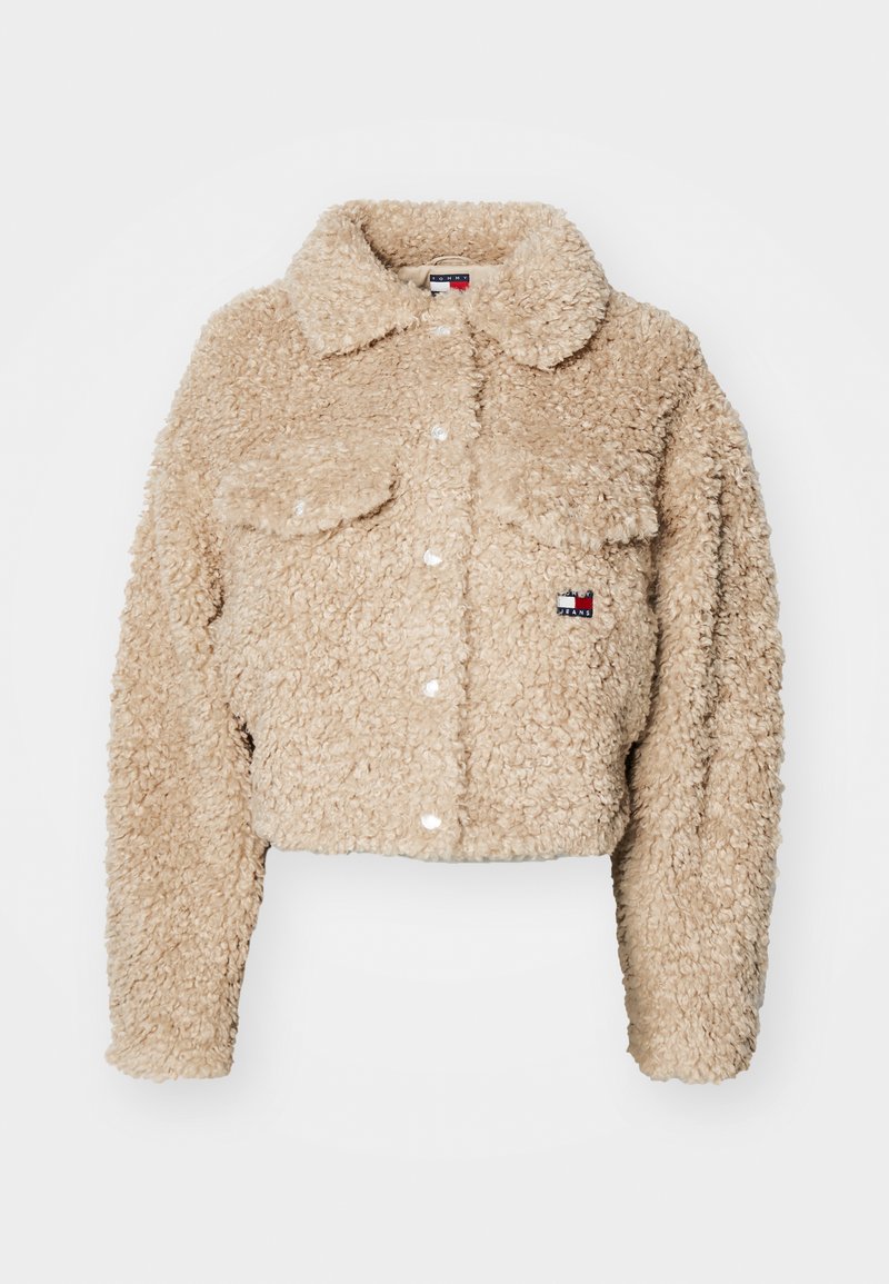 Tommy Jeans Winterjas zandkleur Tommy Jeans Winterjas zandkleur