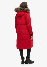 Superdry & Co EVEREST LONGLINE PUFFER - Winter coat - deep red