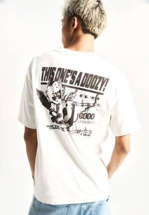 Vans EARTHBOUND LOOSE FIT - T-Shirt print - white