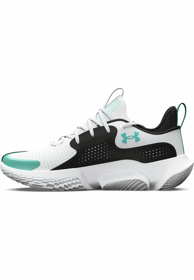 Under Armour - COURT PERFORMANCE FLOW FUTR X SOS - Scarpe da basket - white, Ingrandire