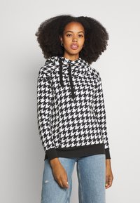 ONLY ONLJALENA HOOD - Sweatshirt com capuz - cloud dancer/black