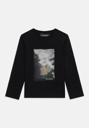 KARL LAGERFELD KIDS TEE-SHIRT MANCHES LONGUES UNISEX - Μπλούζα με μακριά μανίκια - black