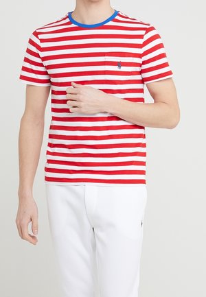 T-shirt med print - red