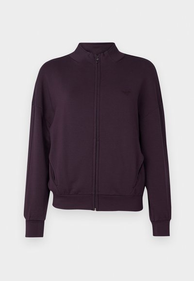 Emporio Armani FULL ZIP SWEATSHIRT - Πάνω μέρος πιτζάμας - mora blackberry