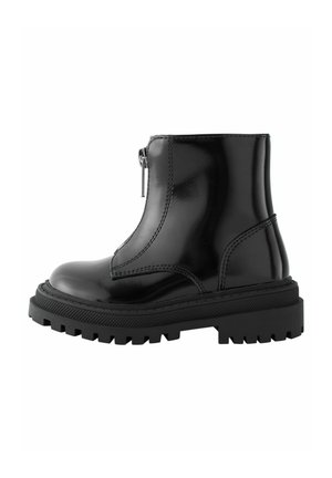 ZIP FRONT CHUNKY - Babyschoenen - black patient