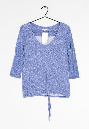OPUS Camiseta de manga larga - blue/white