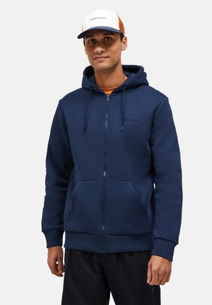 ORIGINAL SMALL LOGO - Sweater met rits - dunkelblau