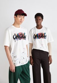 Carlo Colucci - Print T-shirt - off-white Thumbnail Image 1