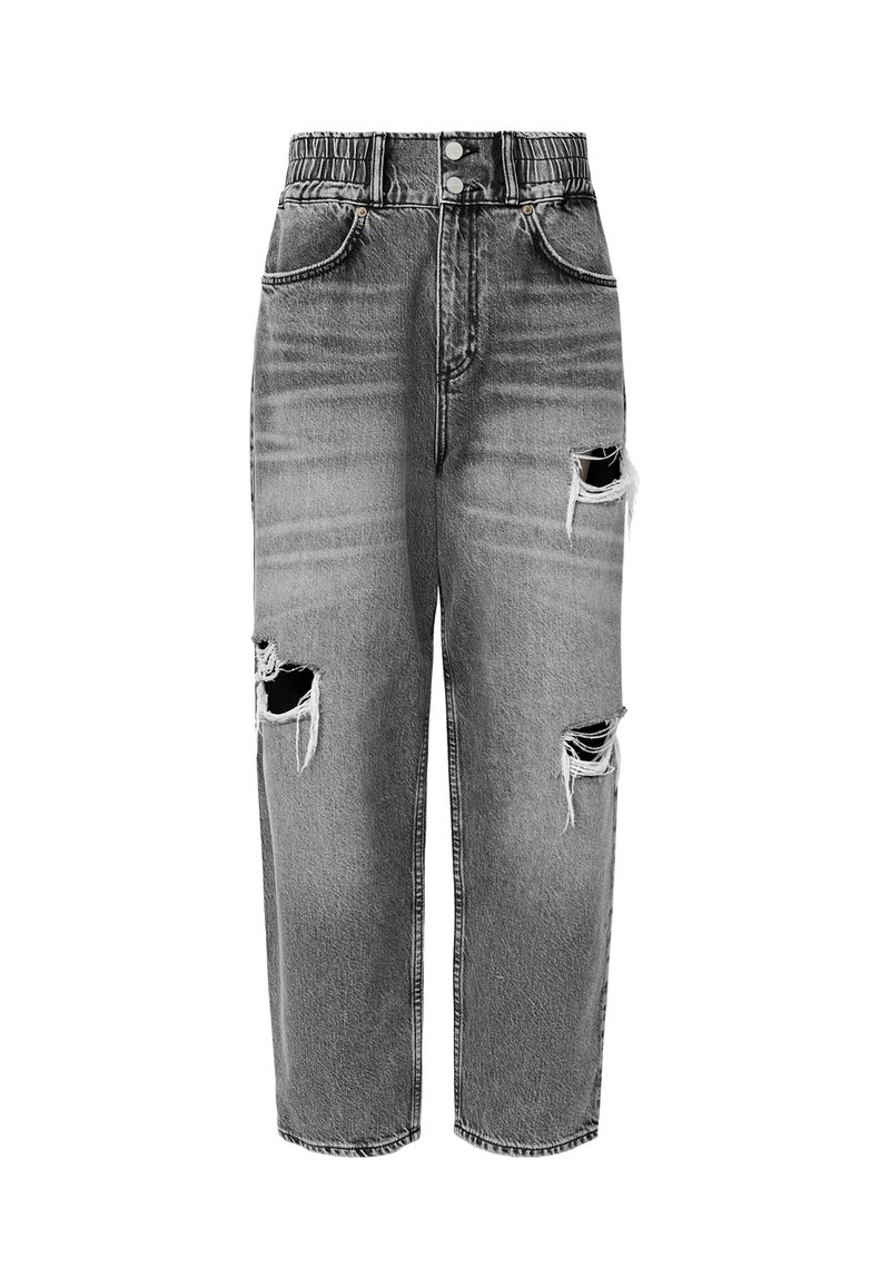 AllSaints Straight leg jeans grijs