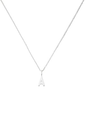 Design Letters HALSKETTE MIT KLEIN INITIAL CHARM SILBER (A-Z) - Halskette - silver coloured