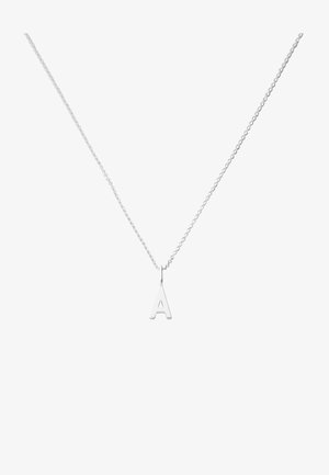 Design Letters HALSKETTE MIT KLEIN INITIAL CHARM SILBER (A-Z) - Halskette - silver coloured