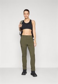 ODLO PANTS REGULAR LENGTH ASCENT LIGHT - Hlače za otvoreno - forest night