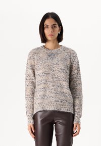 ONLY Tall ONLBEAUTY O-NECK - Vesta - cloud dancer/multi color