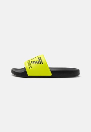 EA7 Emporio Armani UNISEX - Ciabatte da mare - yellow fluo/black