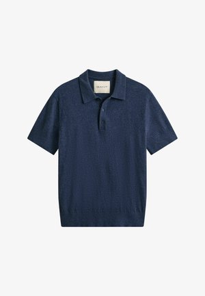 GANT, Poloshirt - dark indigo melange