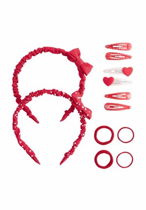 BACK TO SCHOOL HAIR SET - REGULAR FIT - Soenguaksessuaarid - red