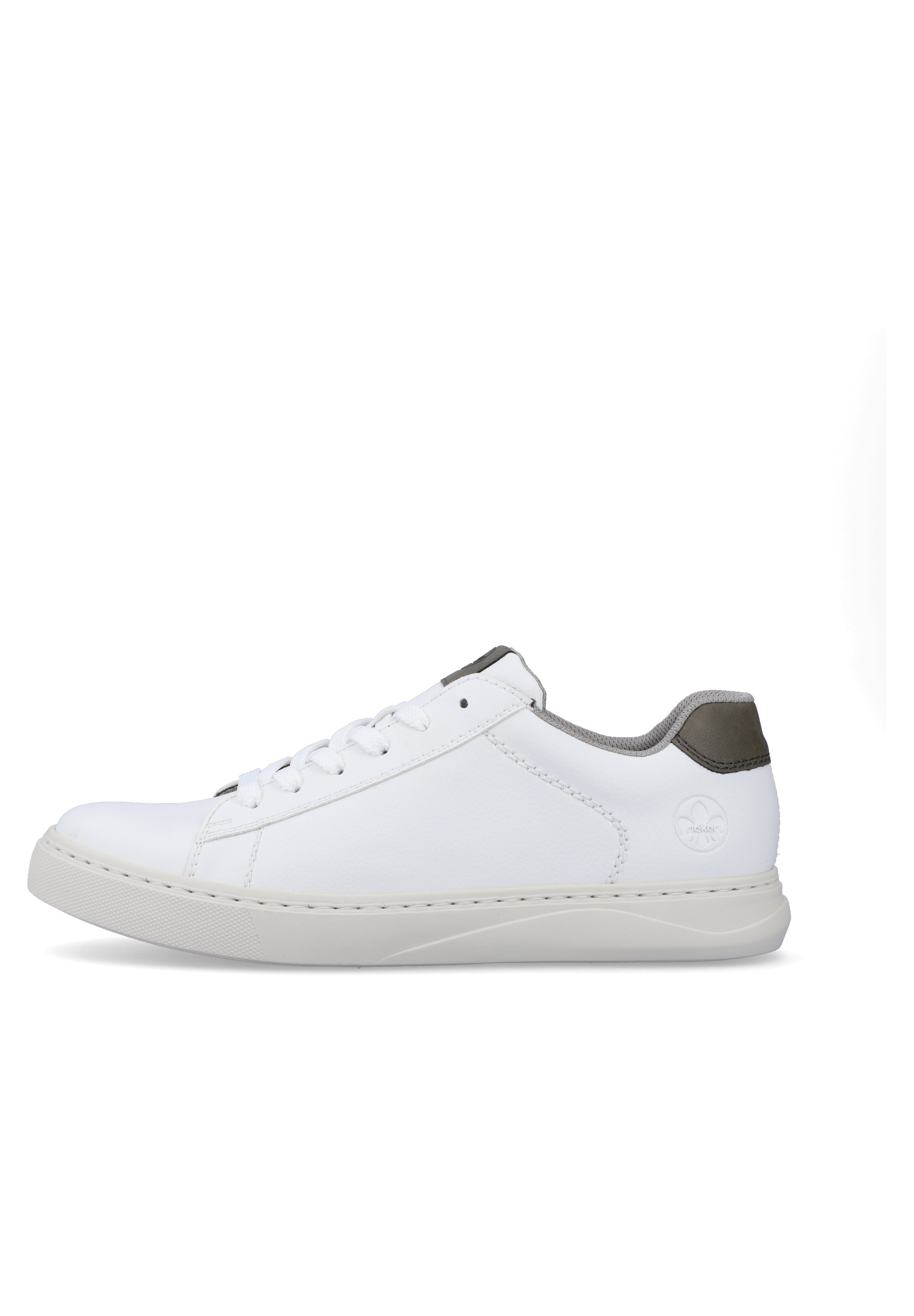 Rieker Damen Sneaker W1307 Low In Blau – Aus Textil, Mit TR-Laufsohle & Gepolsterter Einlegesohle, Komfortweite