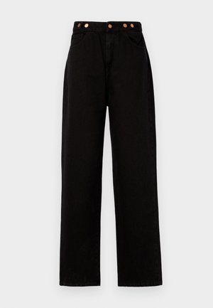 EASY - Relaxed fit jeans - solid noir