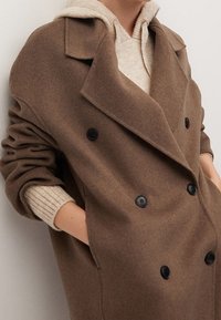 Mango Abrigo clásico - brown