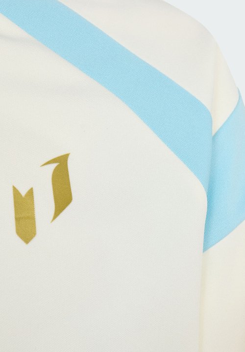 adidas MESSI HOUSE OF TIRO TEE KIDS UNISEX - National team wear - off white/ice blue — photo 3