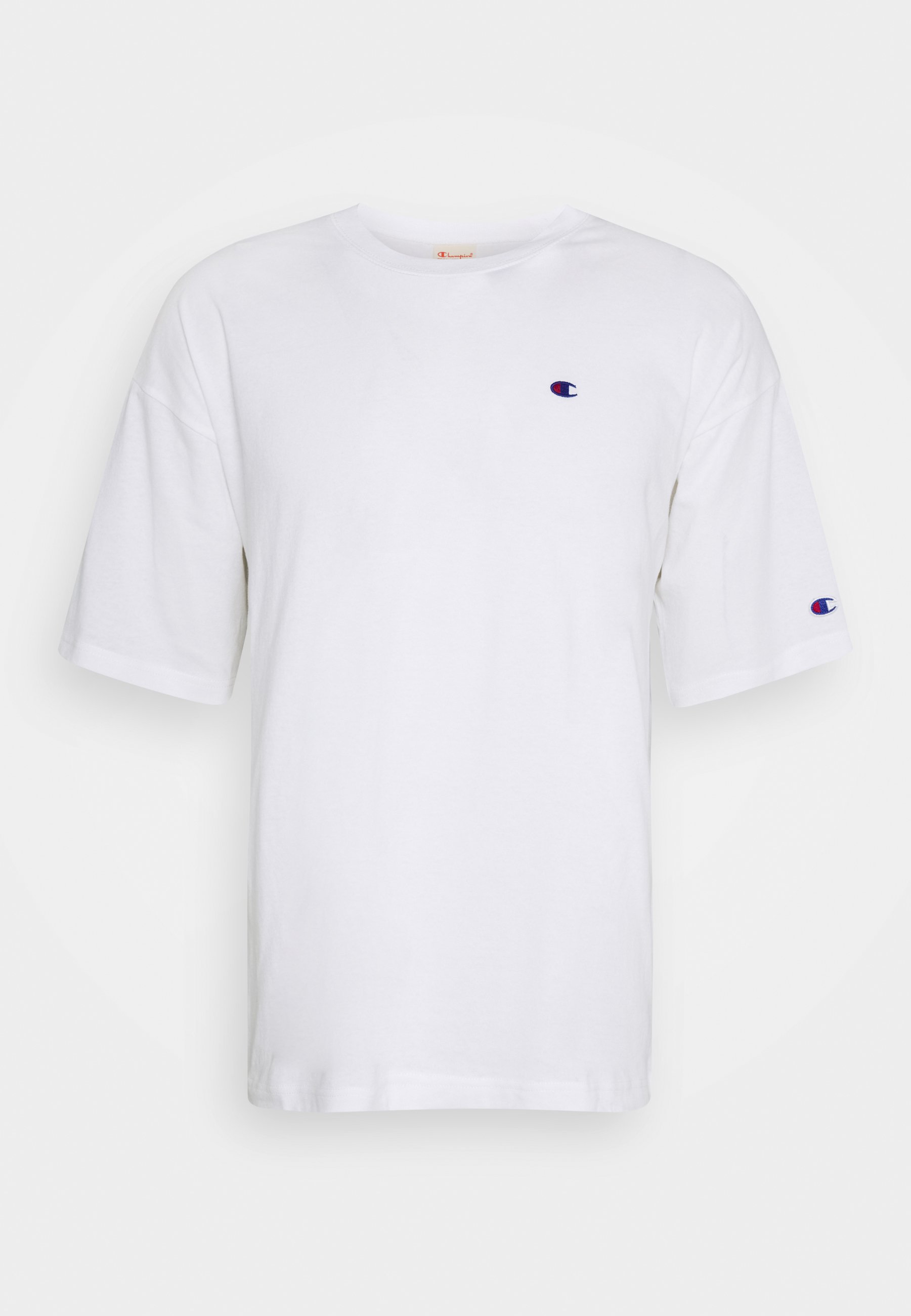 Champion CREWNECK - T-shirts basic - white Champion CREWNECK - T-shirts basic - white