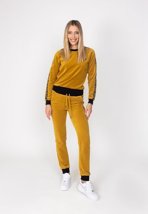 LOGO STRAP - Trainingsbroek - yellow