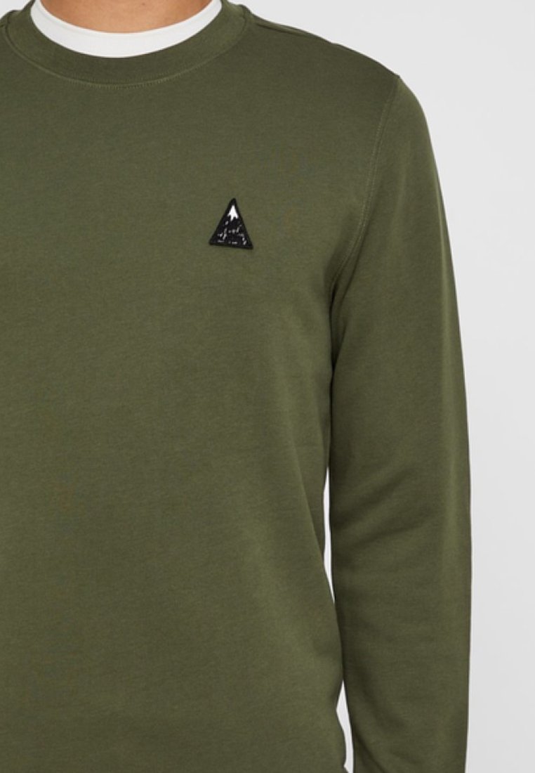 forest green sweatshirt