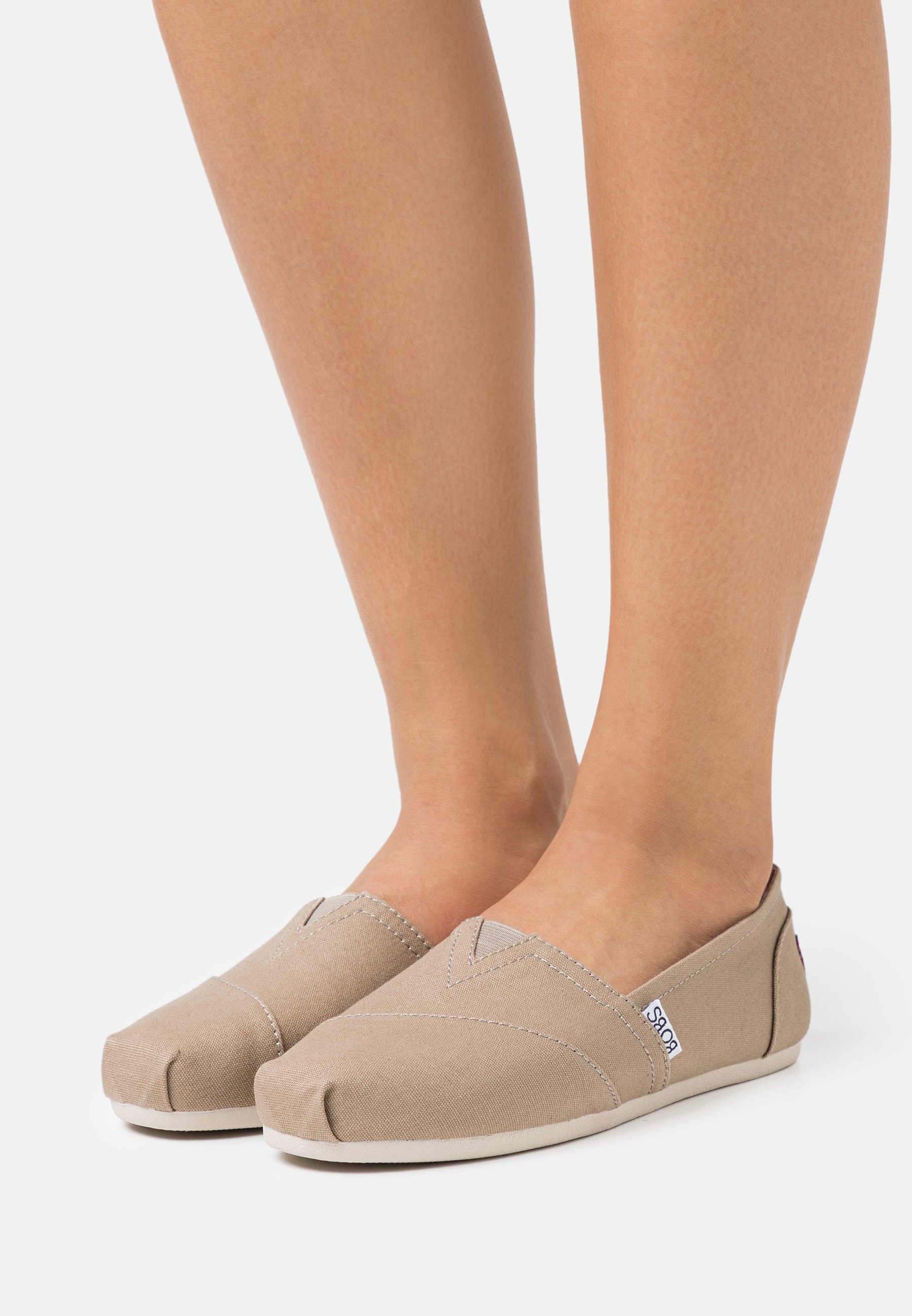 Skechers BOBS PLUSH - Slip-ons - taupe 