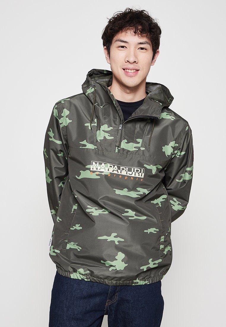 Napapijri Lichte jas groen Napapijri Lichte jas groen