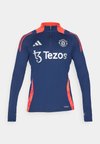 MANCHESTER UNITED TRAINING TOP - Top dugih rukava - night indigo/bright red