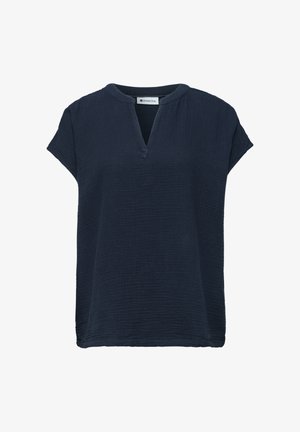 Street One, Blouse - shadowed navy