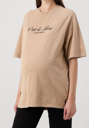 T-shirt imprimé - beige