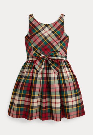 PLAID TAFFETA DRESS - Freizeitkleid - 185 red cream multi