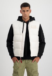 Alpha Industries - LW - Brezrokavnik - jet stream white Miniaturna slika 1