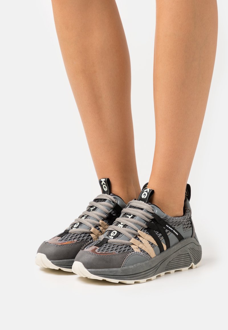 KG Kurt Geiger VEGAN LOADED HIKER Joggesko grey/mørkegrå Zalando.no