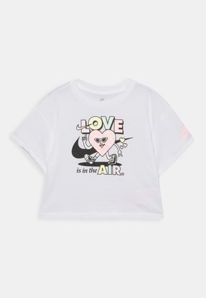LOVE IS IN THE AIR - T-shirt con stampa - white