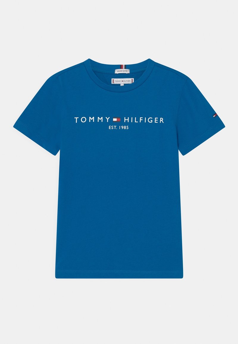 Tommy Hilfiger ESSENTIAL TEE UNISEX - Triko s potiskem - regatta blue