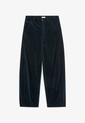 ARKET, ARKET CORDUROY BARREL TROUSERS - Pantalon classique - blue
