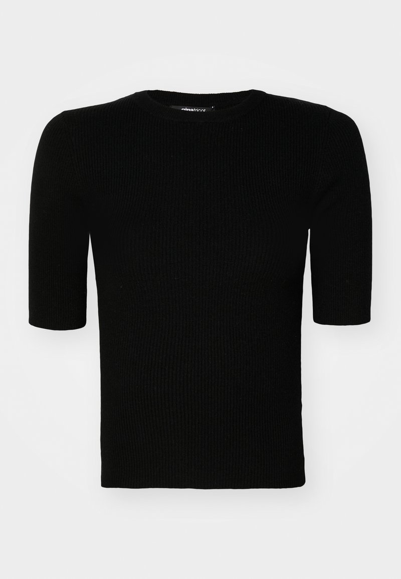 Gina Tricot T-shirt basic zwart Gina Tricot T-shirt basic zwart